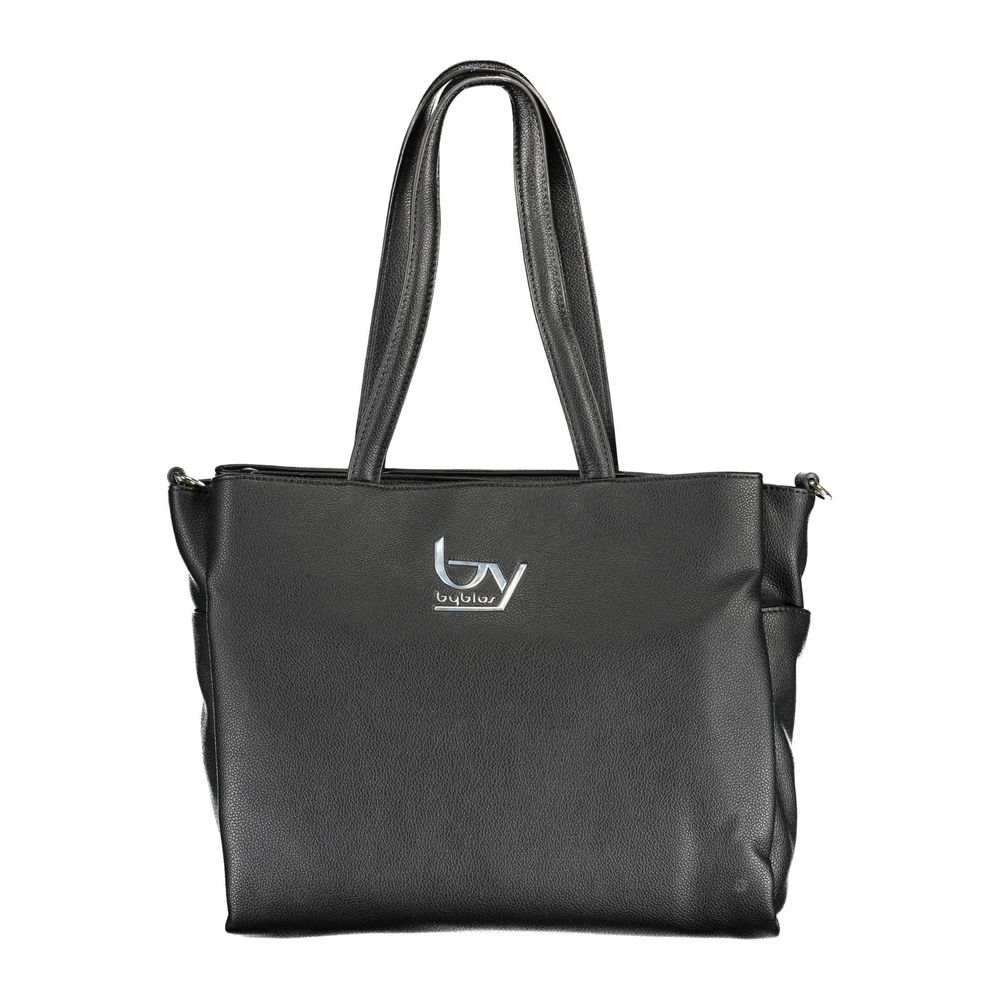 BYBLOS Black Polyurethane Women's Handbag | Regal Royce
