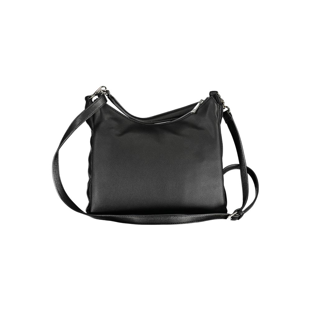 BYBLOS Black Polyurethane Women Handbag | Regal Royce