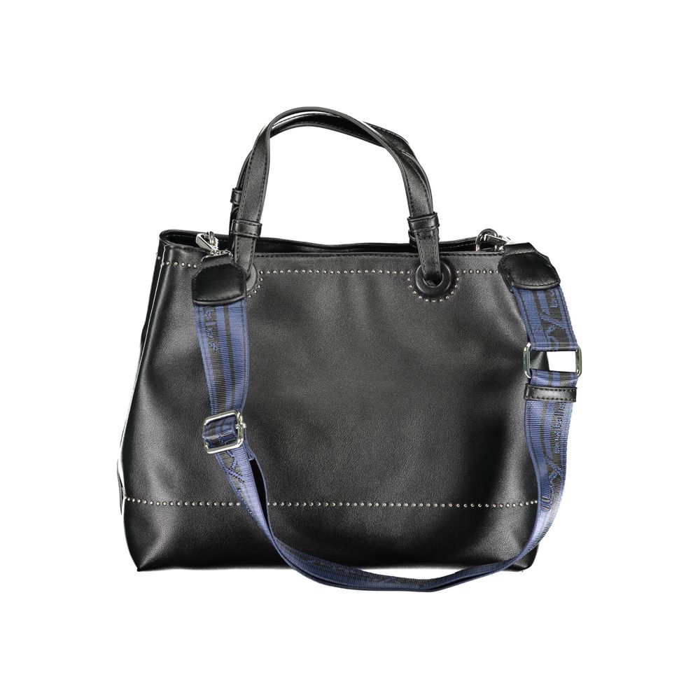 BYBLOS Nero Polyurethane Women Handbag | Regal Royce