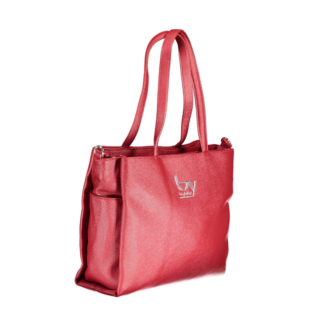 BYBLOS Rosso Polyurethane Women Handbag | Regal Royce