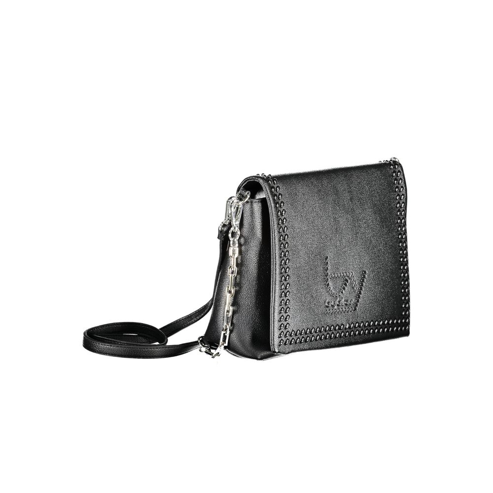 BYBLOS Black Polyurethane Women's Shoulder Bag | Regal Royce