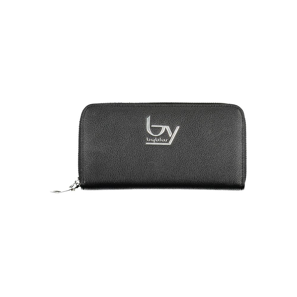 BYBLOS Black Polyurethane Women Wallet | Regal Royce