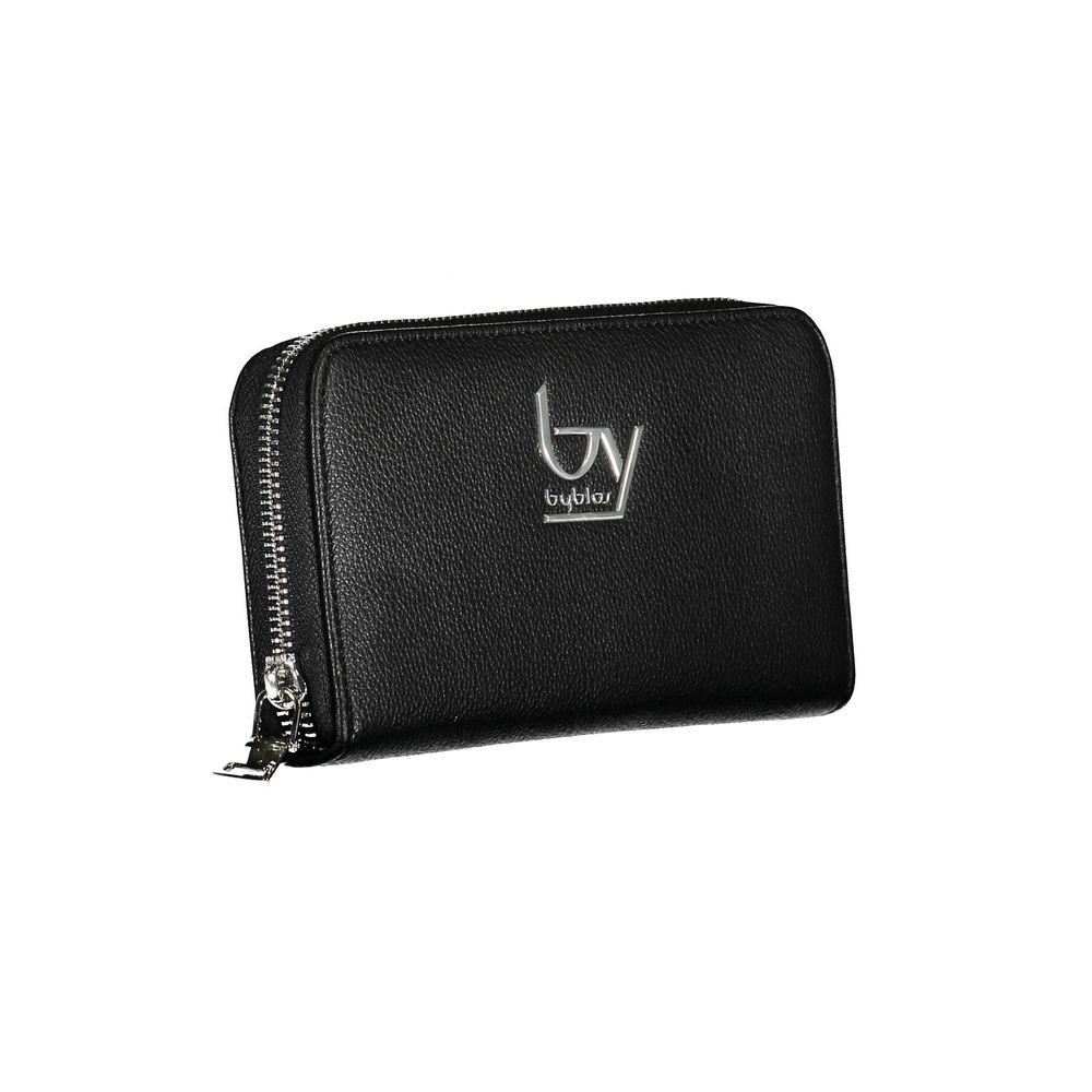 BYBLOS Black Polyurethane Women Wallet | Regal Royce