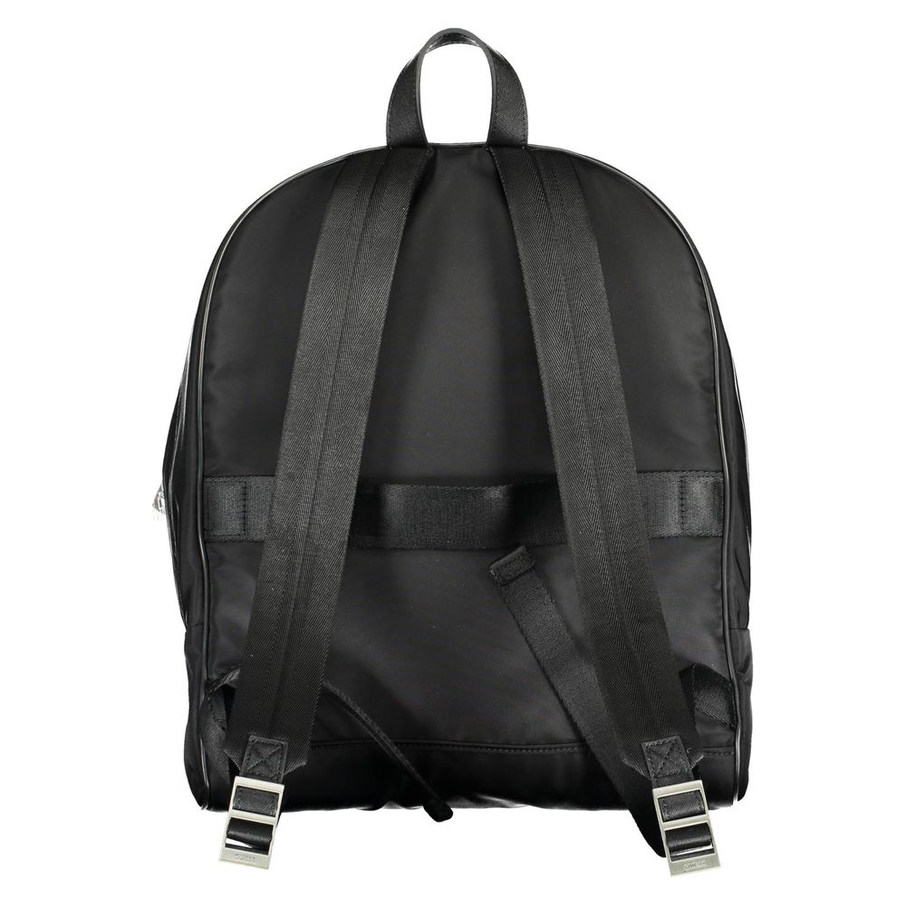 Guess Jeans Nero Nylon Men Backpack | Regal Royce