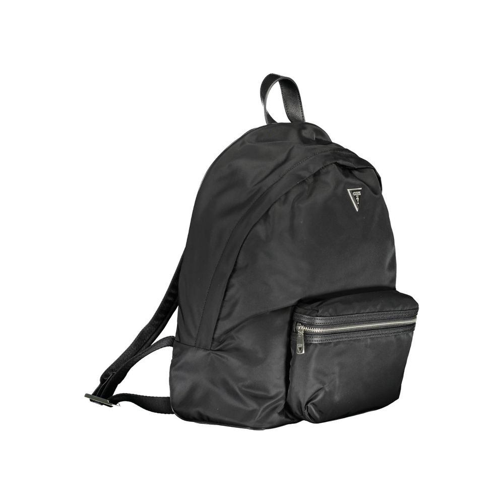Guess Jeans Nero Nylon Men Backpack | Regal Royce