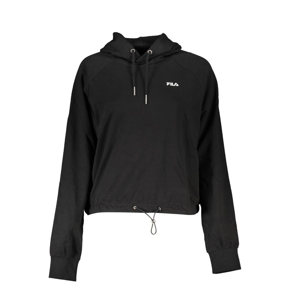 Fila Black Cotton Women's Sweatshirt | Regal Royce