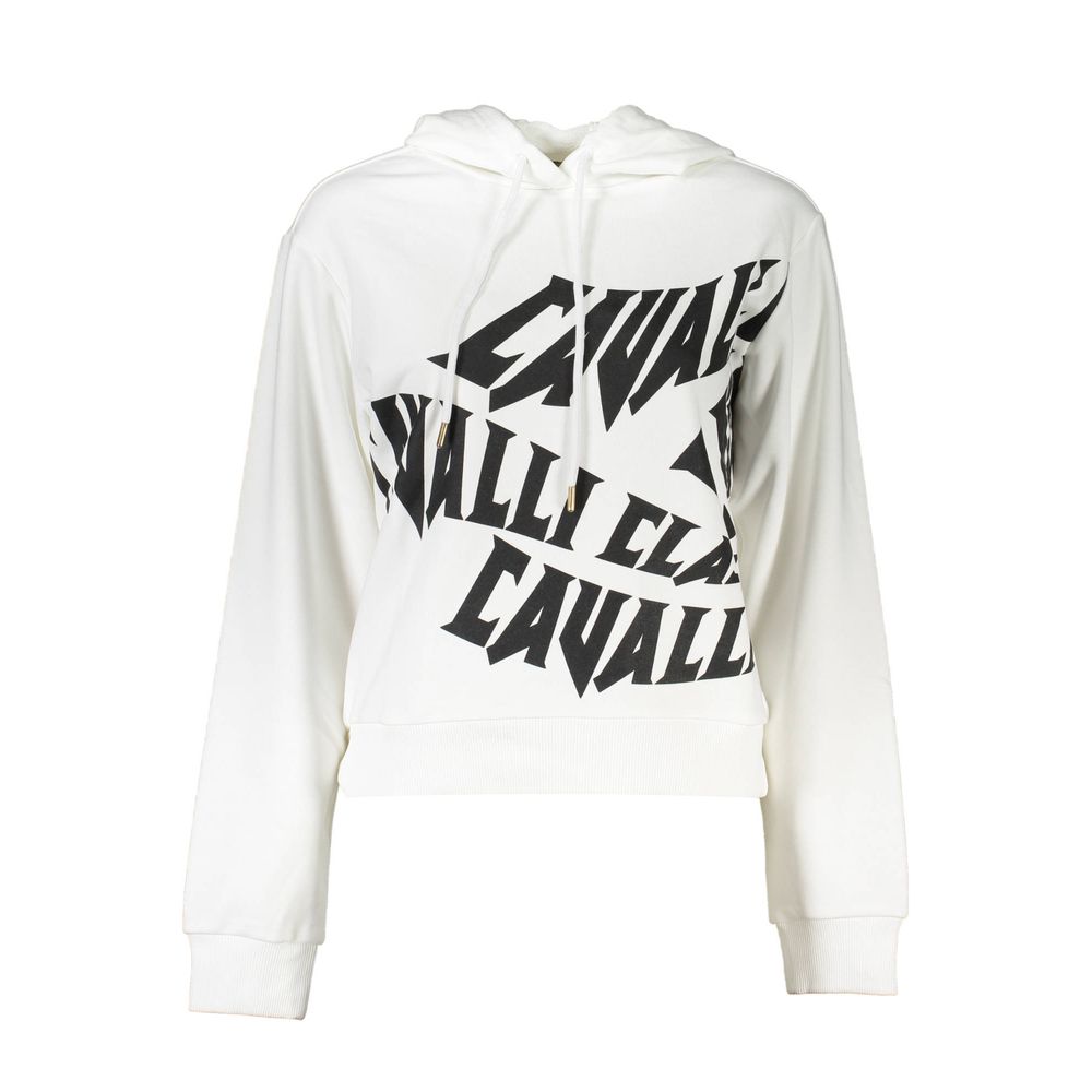 Cavalli Class White Cotton Women Sweater | Regal Royce