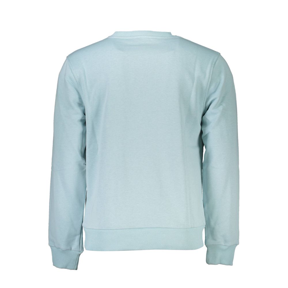 Cavalli Class Azzurro Cotton Men Sweatshirt | Regal Royce