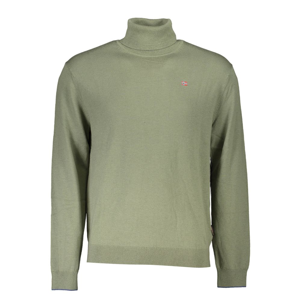 Napapijri Verde Wool Men Sweater | Regal Royce