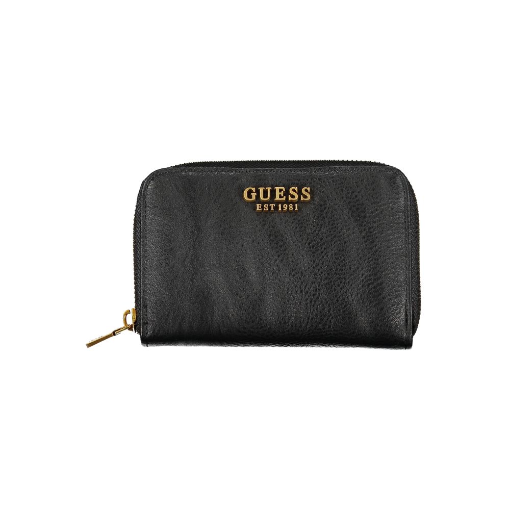 Guess Jeans Nero Poliuretano Women Wallet | Regal Royce