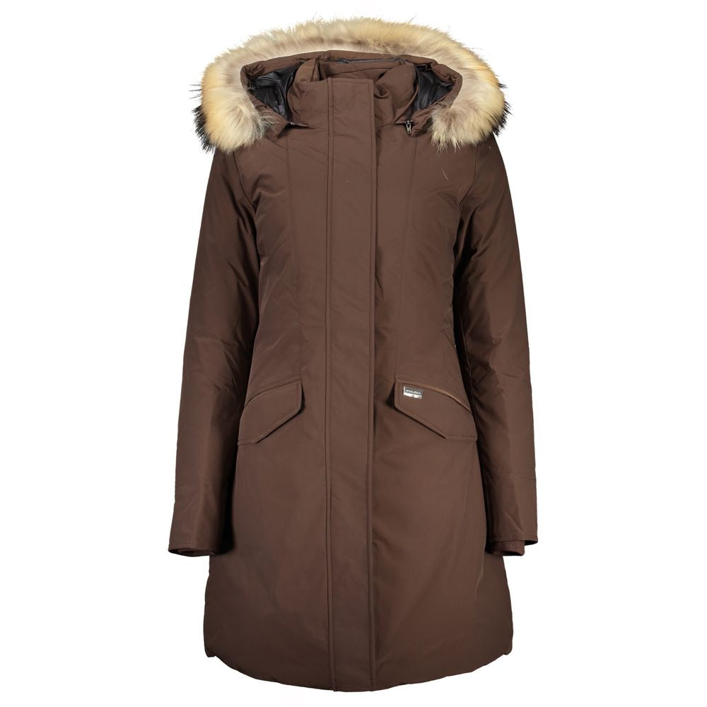 Woolrich Marrone Cotton Women Jacket | Regal Royce