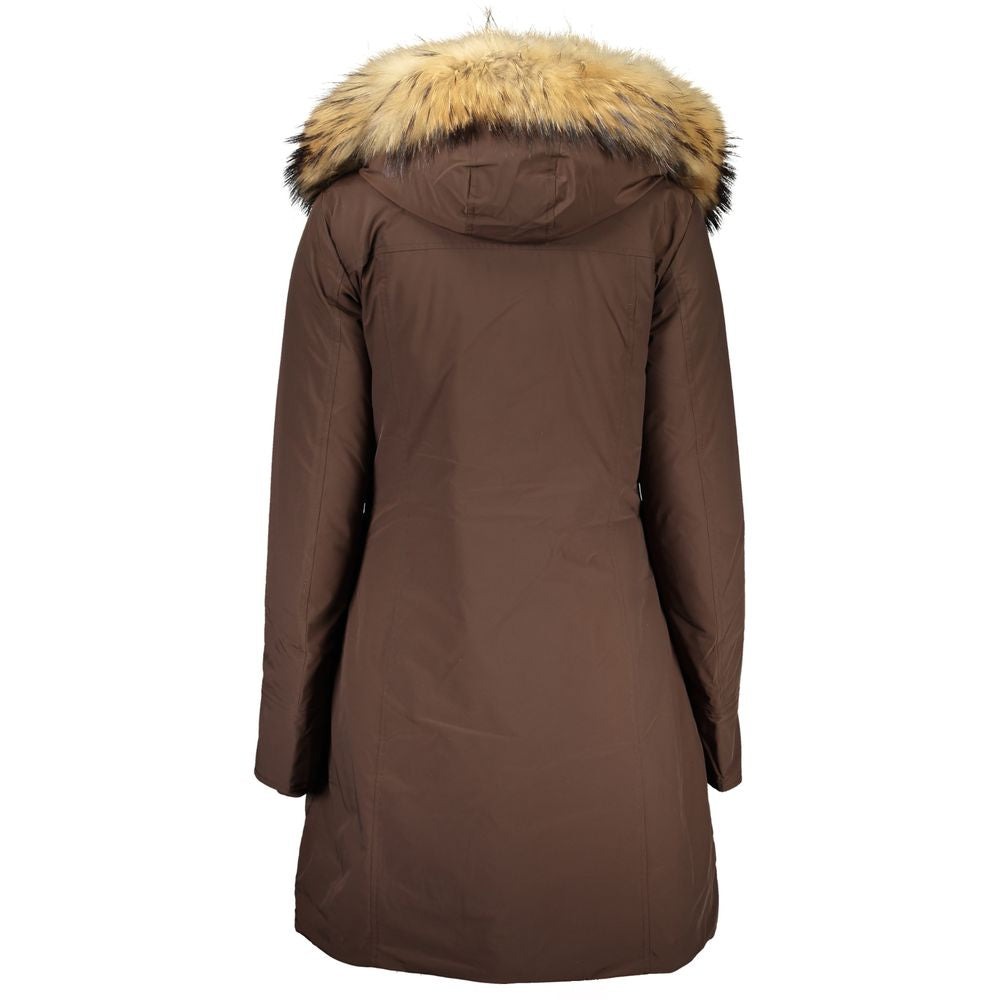Woolrich Marrone Cotton Women Jacket | Regal Royce