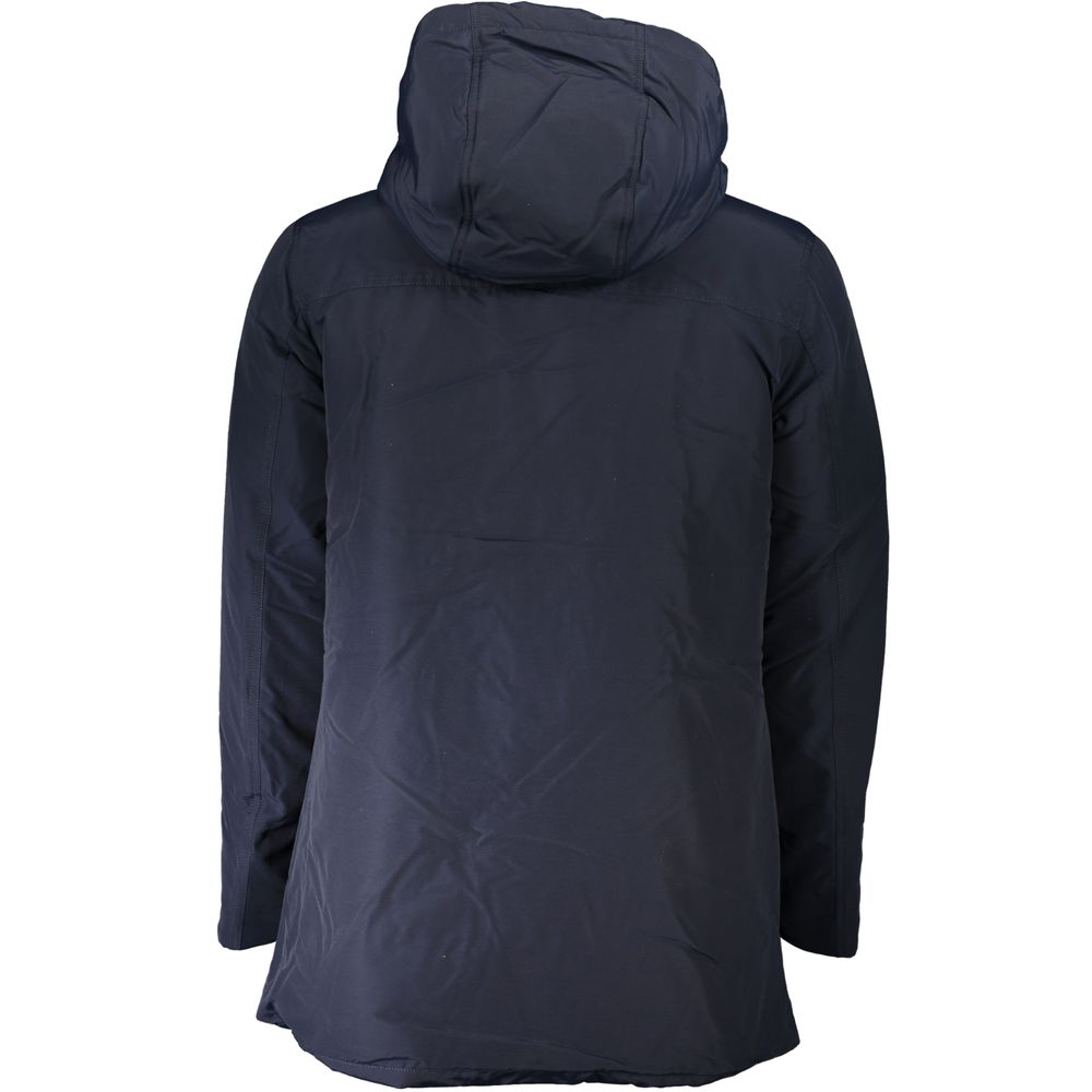 Woolrich Blue Cotton Men's Jacket | Regal Royce