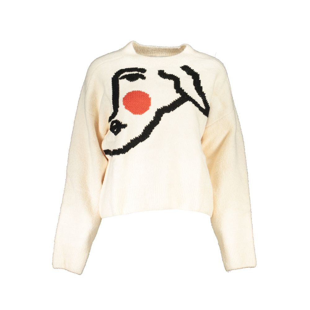 Desigual Bianco Acrylic Women's Sweater | Regal Royce