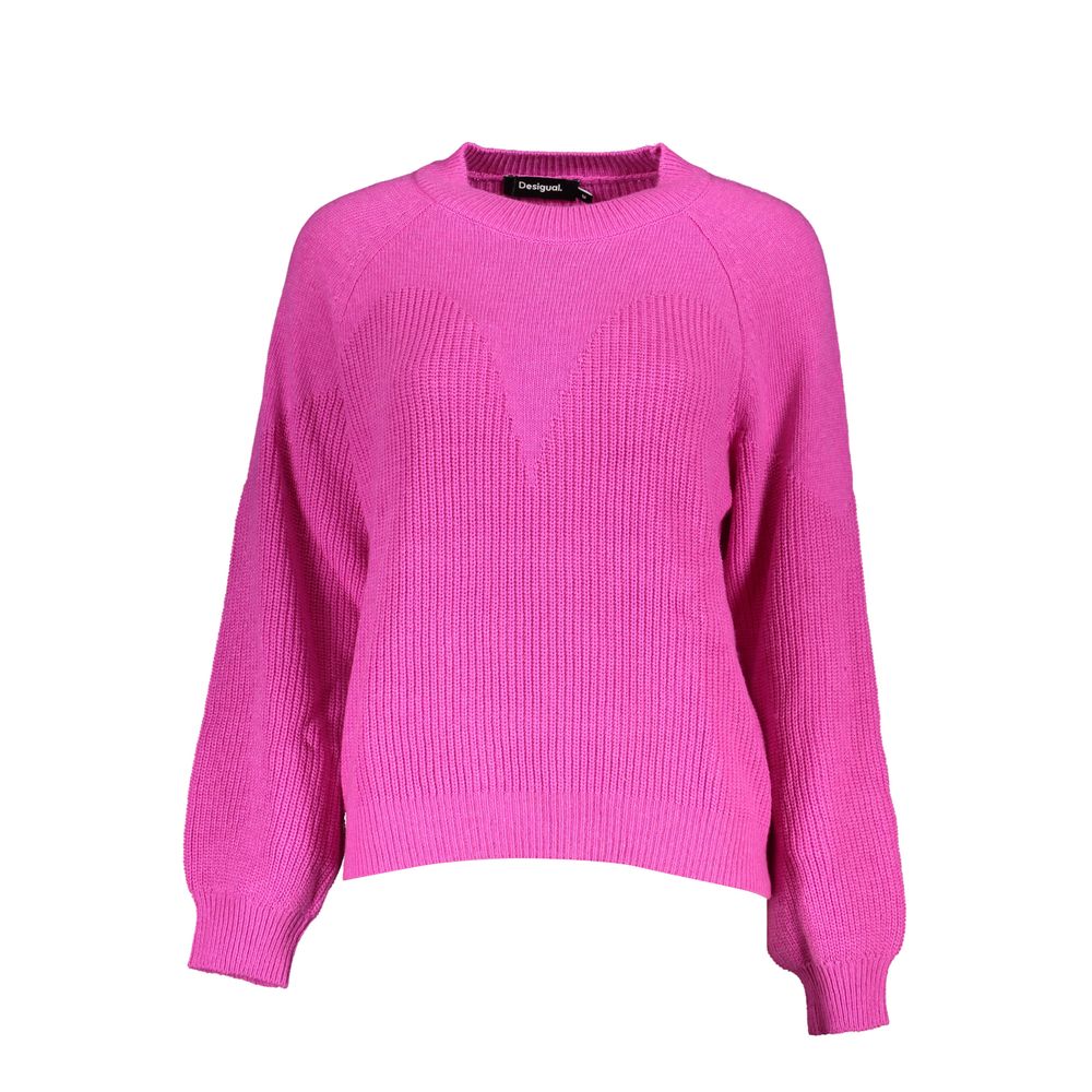 Desigual Rosa Polyester Women Sweater | Regal Royce