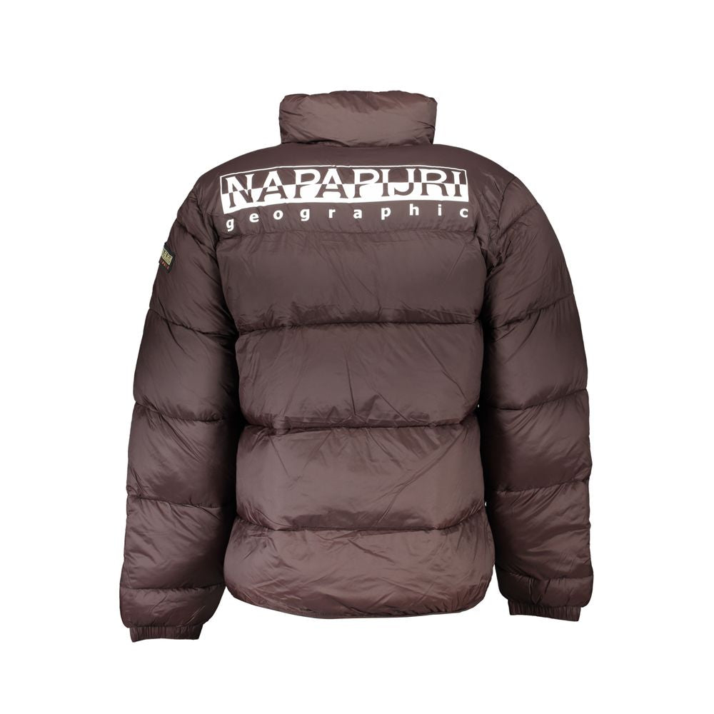 Napapijri Marrone Poliammide Men's Jacket | Regal Royce
