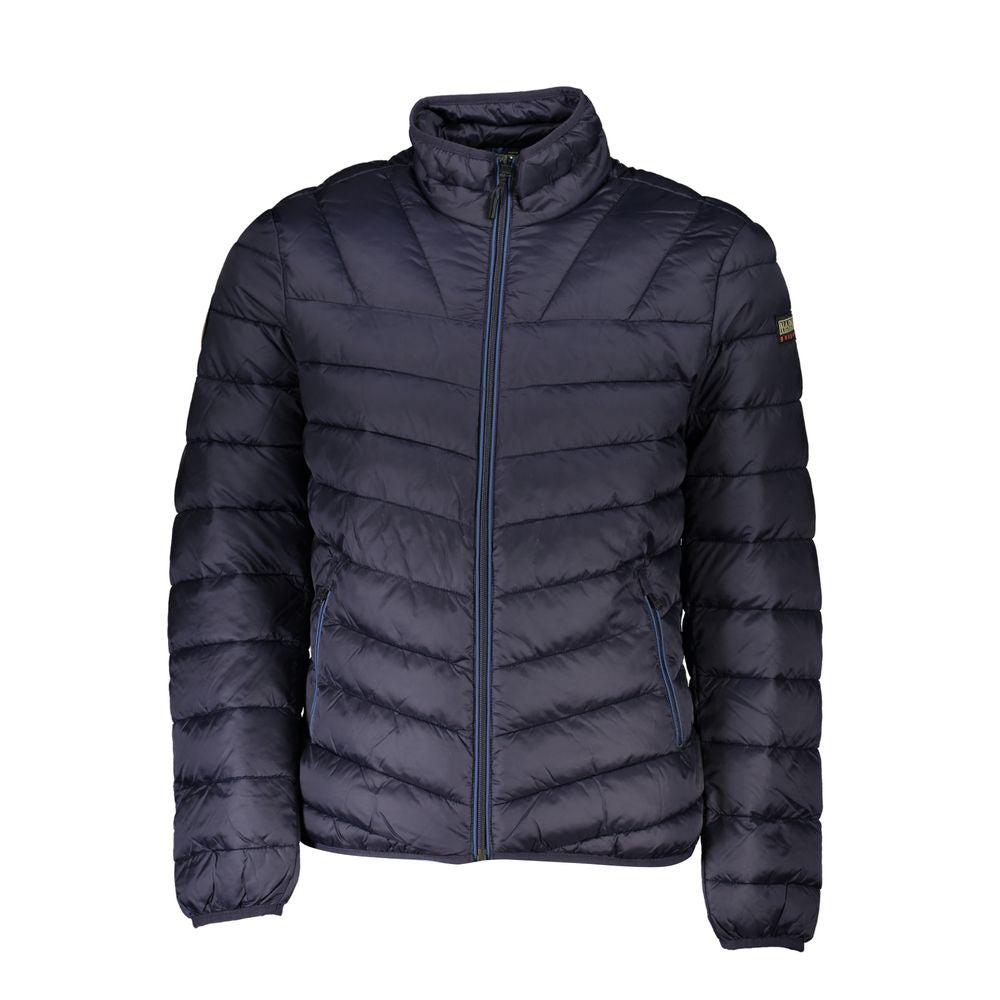 Napapijri Blue Polyamide Men's Jacket | Regal Royce