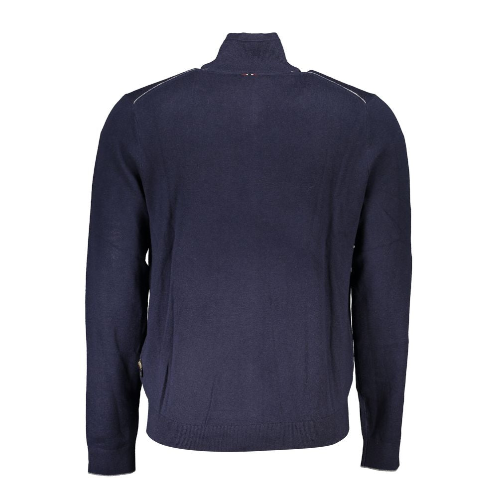 Napapijri Blue Tessuto Men's Cardigan | Regal Royce