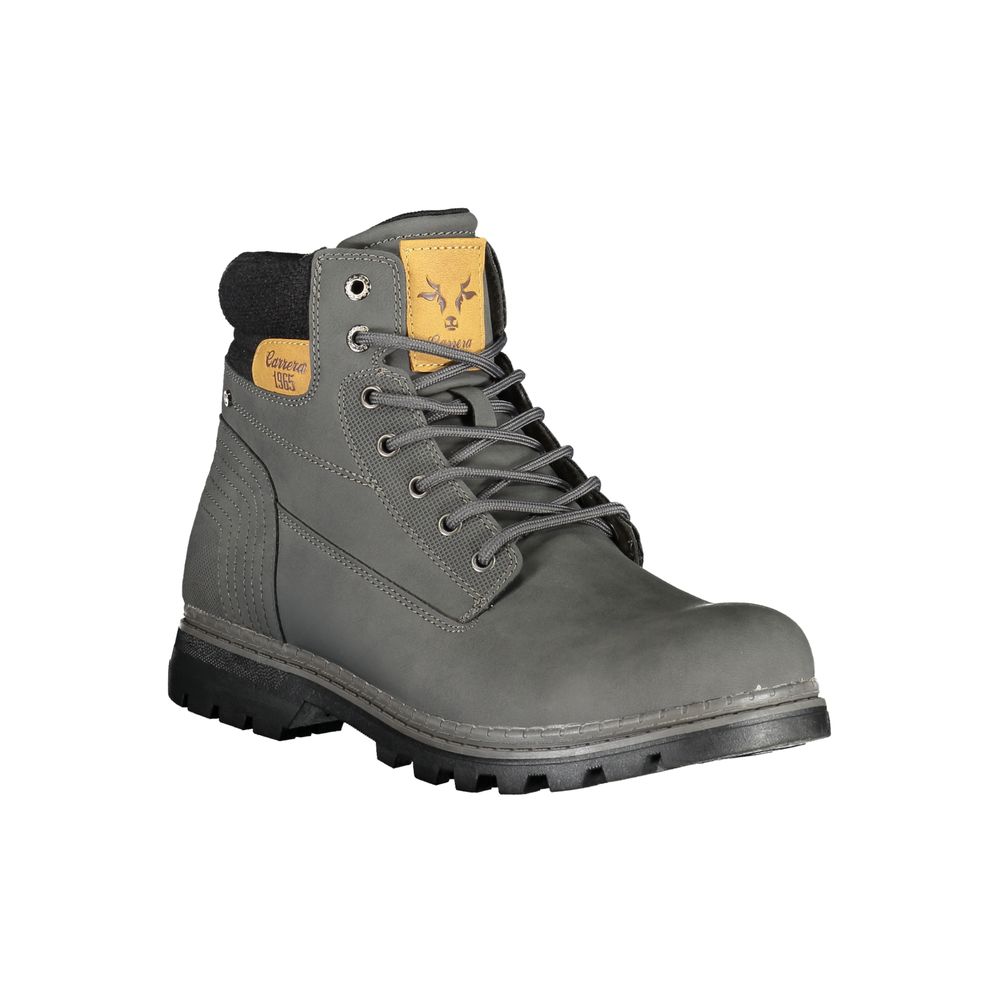 Carrera Grey Polyurethane Men's Boot | Regal Royce