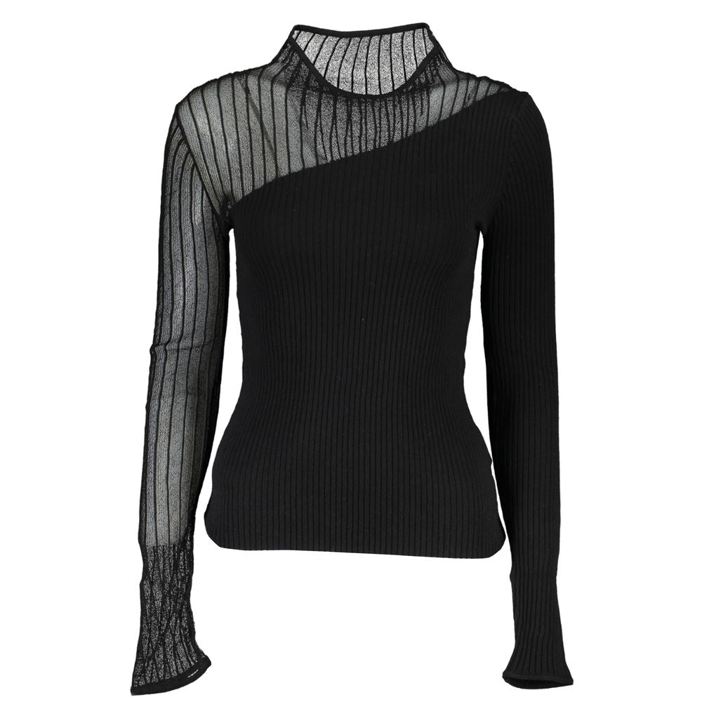 Patrizia Pepe Black Viscose Women Sweater | Regal Royce
