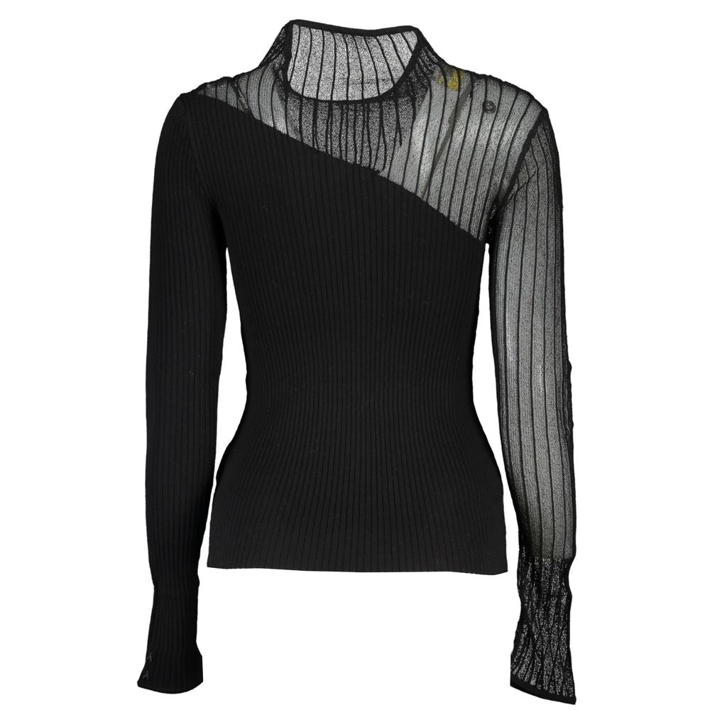 Patrizia Pepe Black Viscose Women Sweater | Regal Royce
