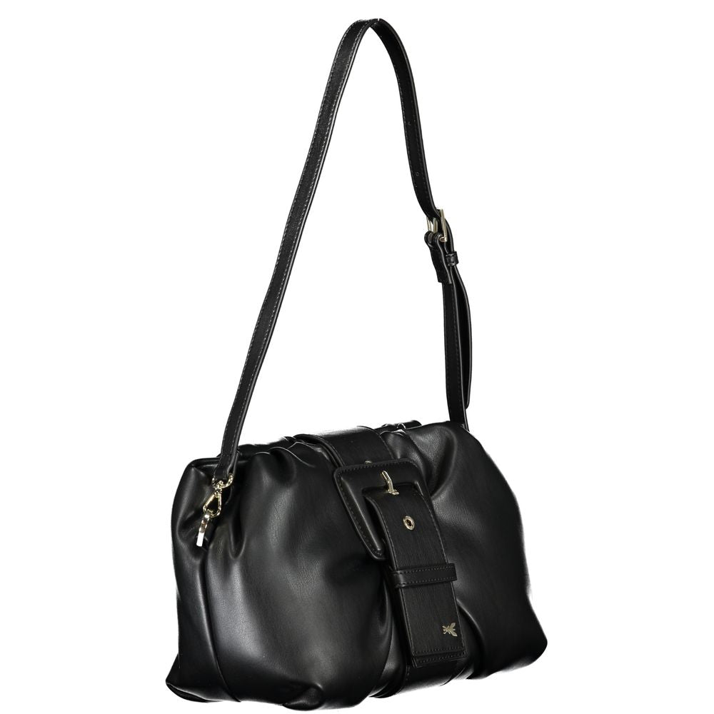 Patrizia Pepe Nero Poliuretano Women Handbag | Regal Royce
