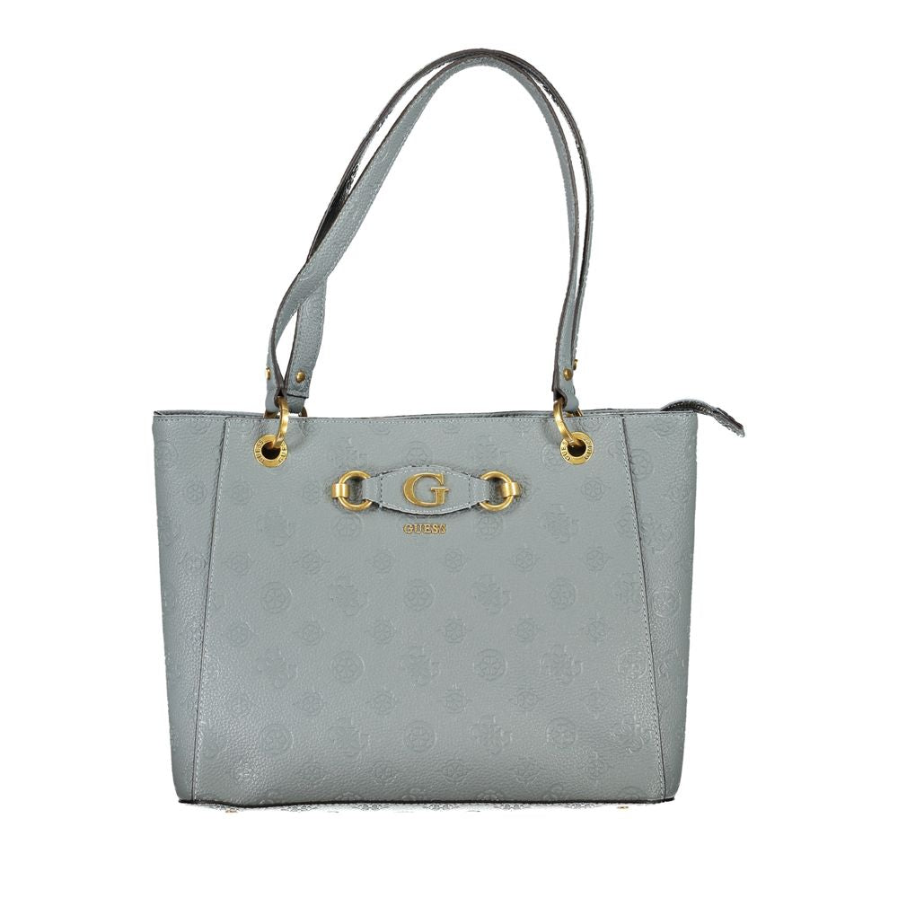 Guess Jeans Azzurro Polyurethane Women Handbag | Regal Royce