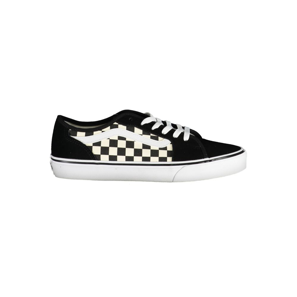 Vans Nero Leather Men Sneaker | Regal Royce