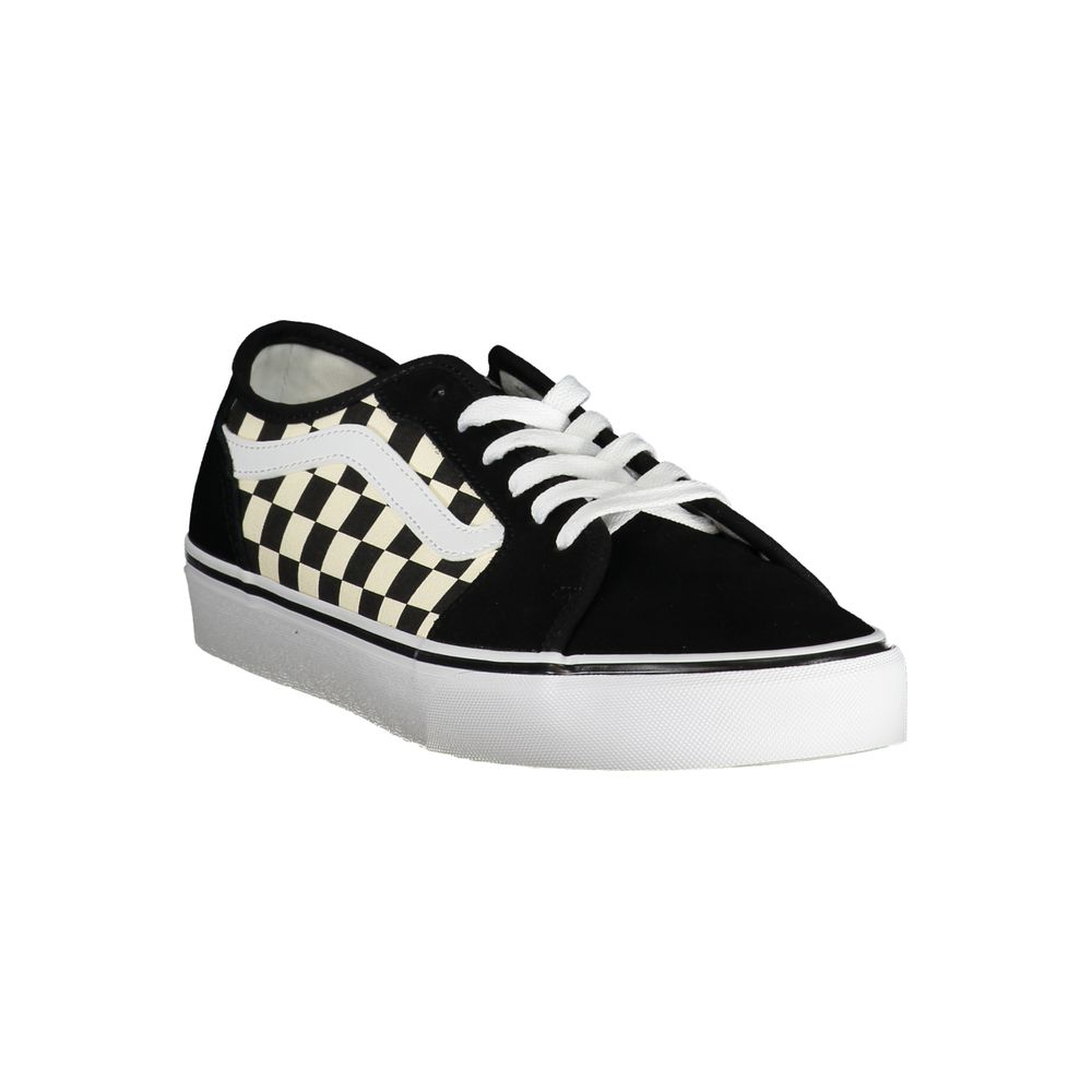 Vans Nero Leather Men Sneaker | Regal Royce