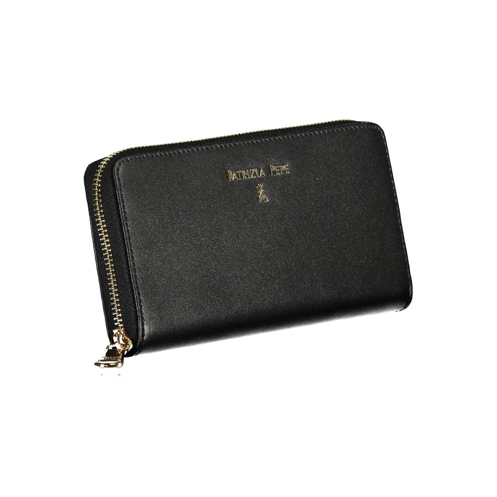 Patrizia Pepe Black Leather Women Wallet | Regal Royce
