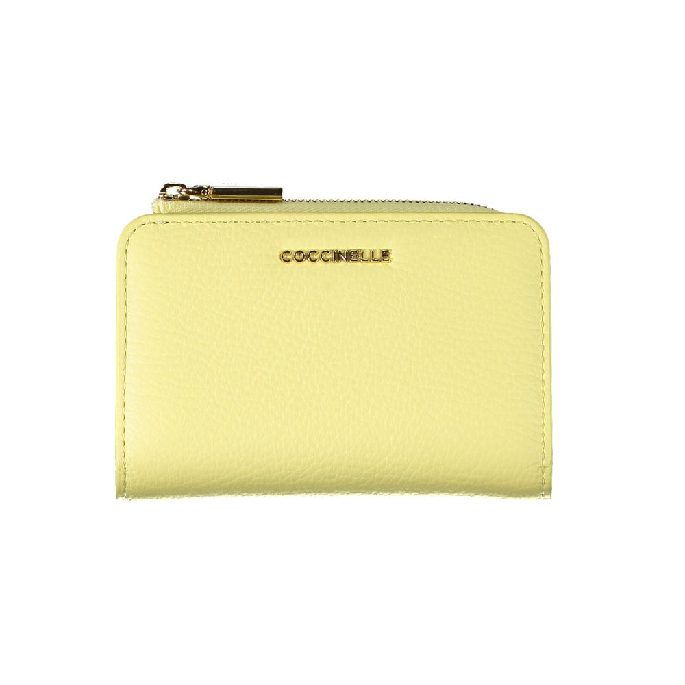 Coccinelle Giallo Leather Women Wallet | Regal Royce
