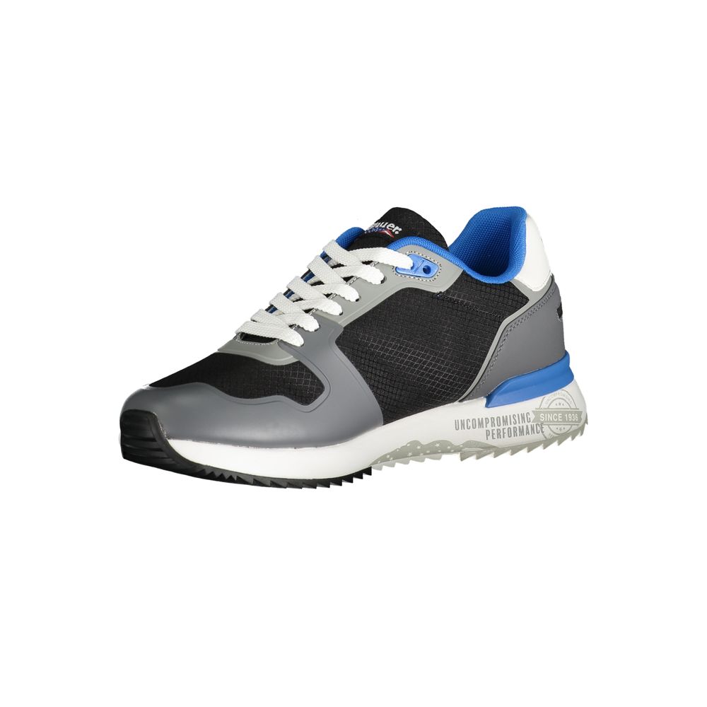 Blauer Grigio Polyurethane Men Sneaker | Regal Royce