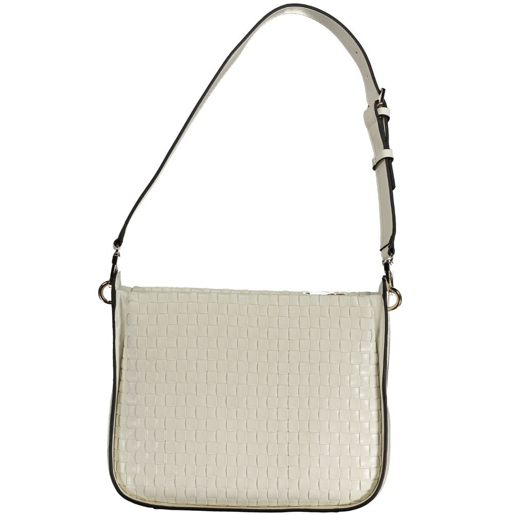 Guess Jeans Bianco Poliuretano Woman Handbag | Regal Royce
