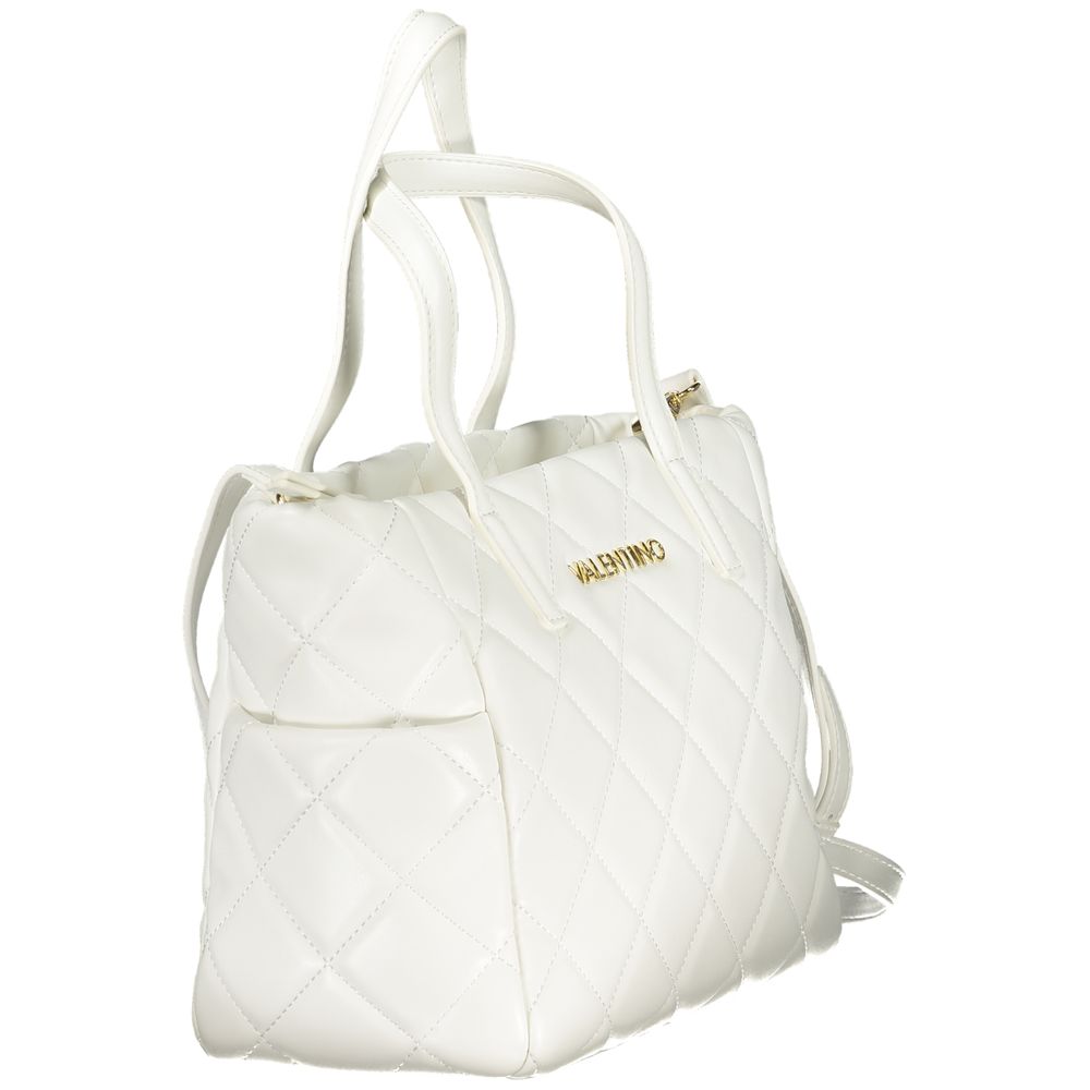 Mario Valentino Bianco Polyurethane Women Handbag | Regal Royce