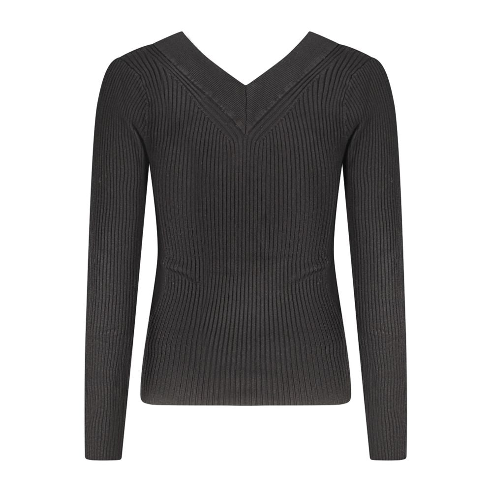 Guess Jeans Black Viscosa Women Sweater | Regal Royce