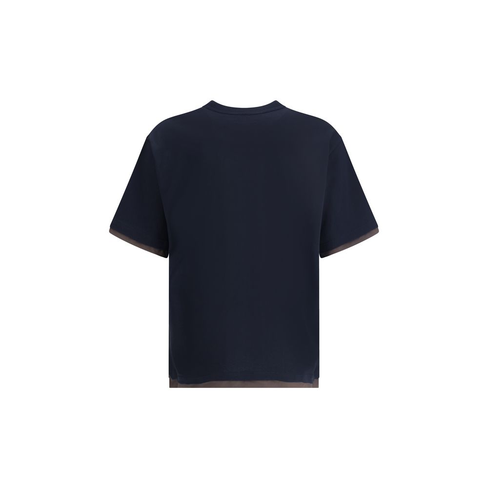 Sacai Black Cotton T-Shirt | Regal Royce