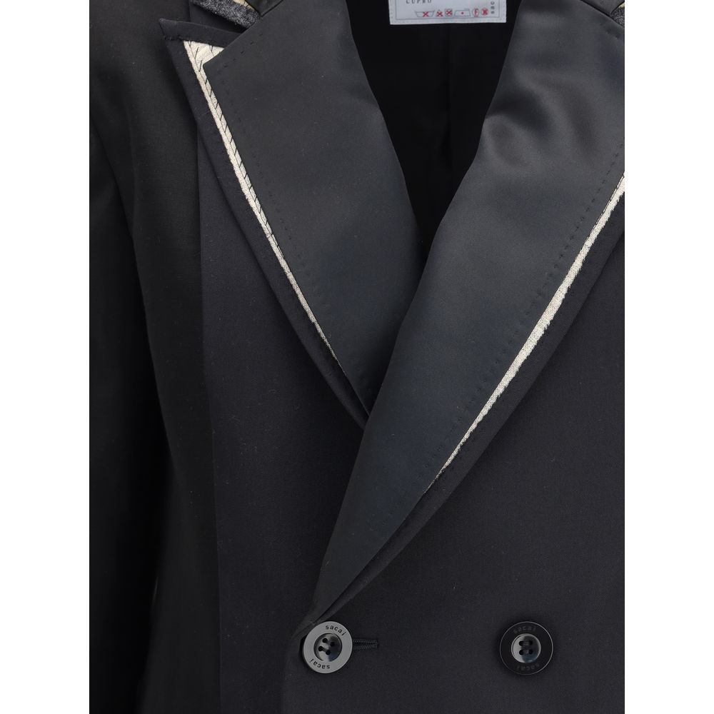 Sacai Black Polyester Clothing | Regal Royce