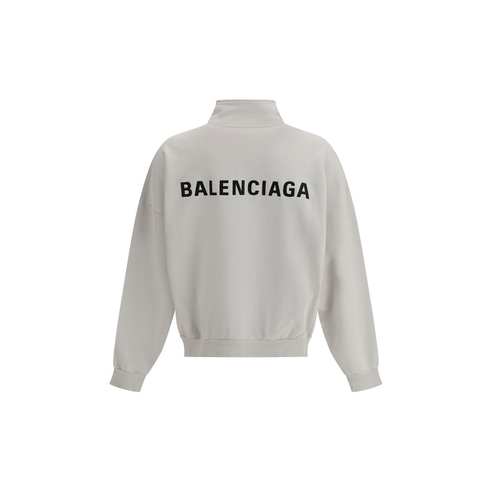 Balenciaga White Cotton Sweatshirt | Regal Royce
