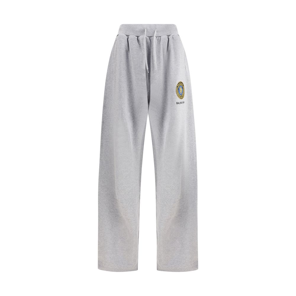 Balenciaga Gray Cotton Joggers (Workout Pants)
