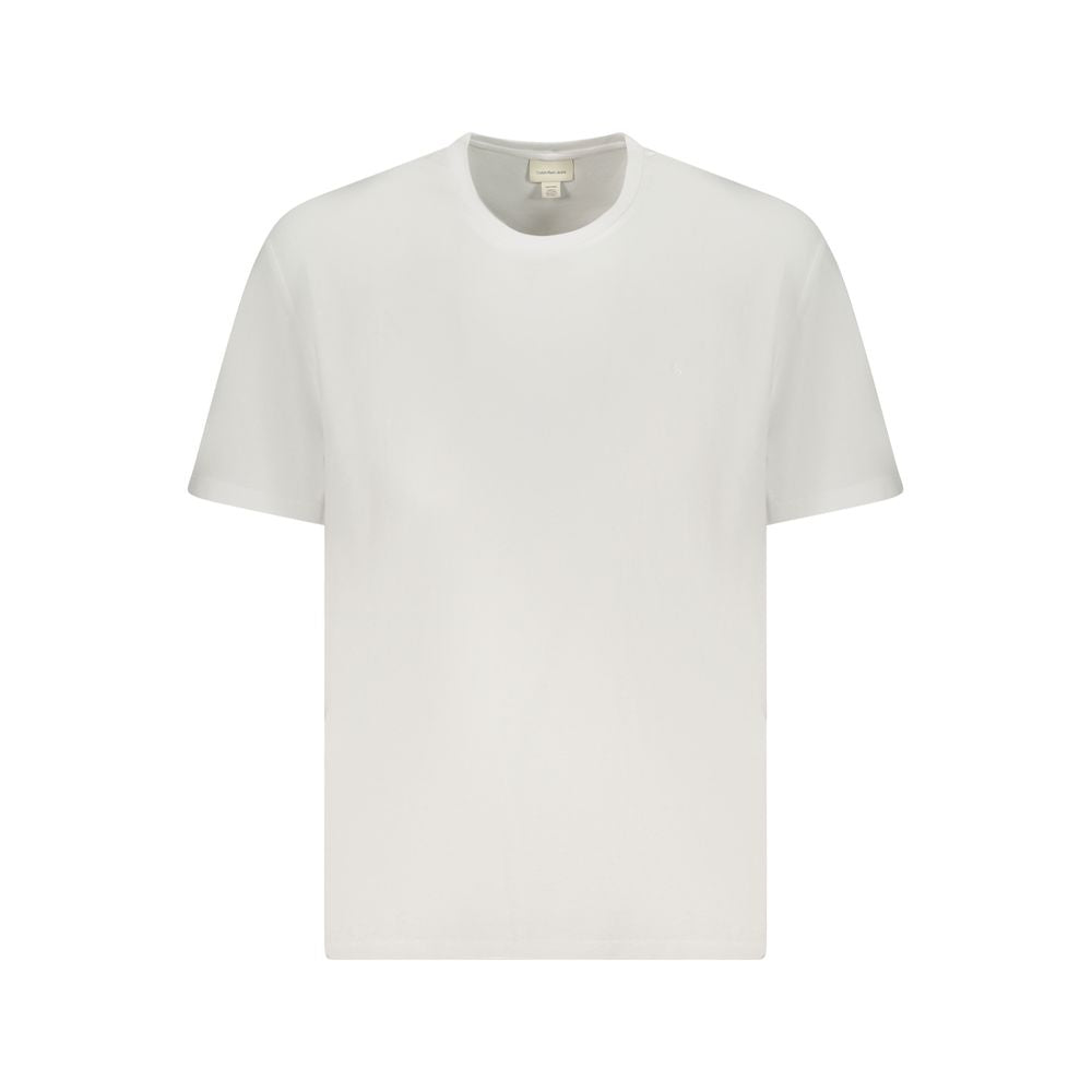 Calvin Klein White Cotton Mens T-Shirt | Regal Royce