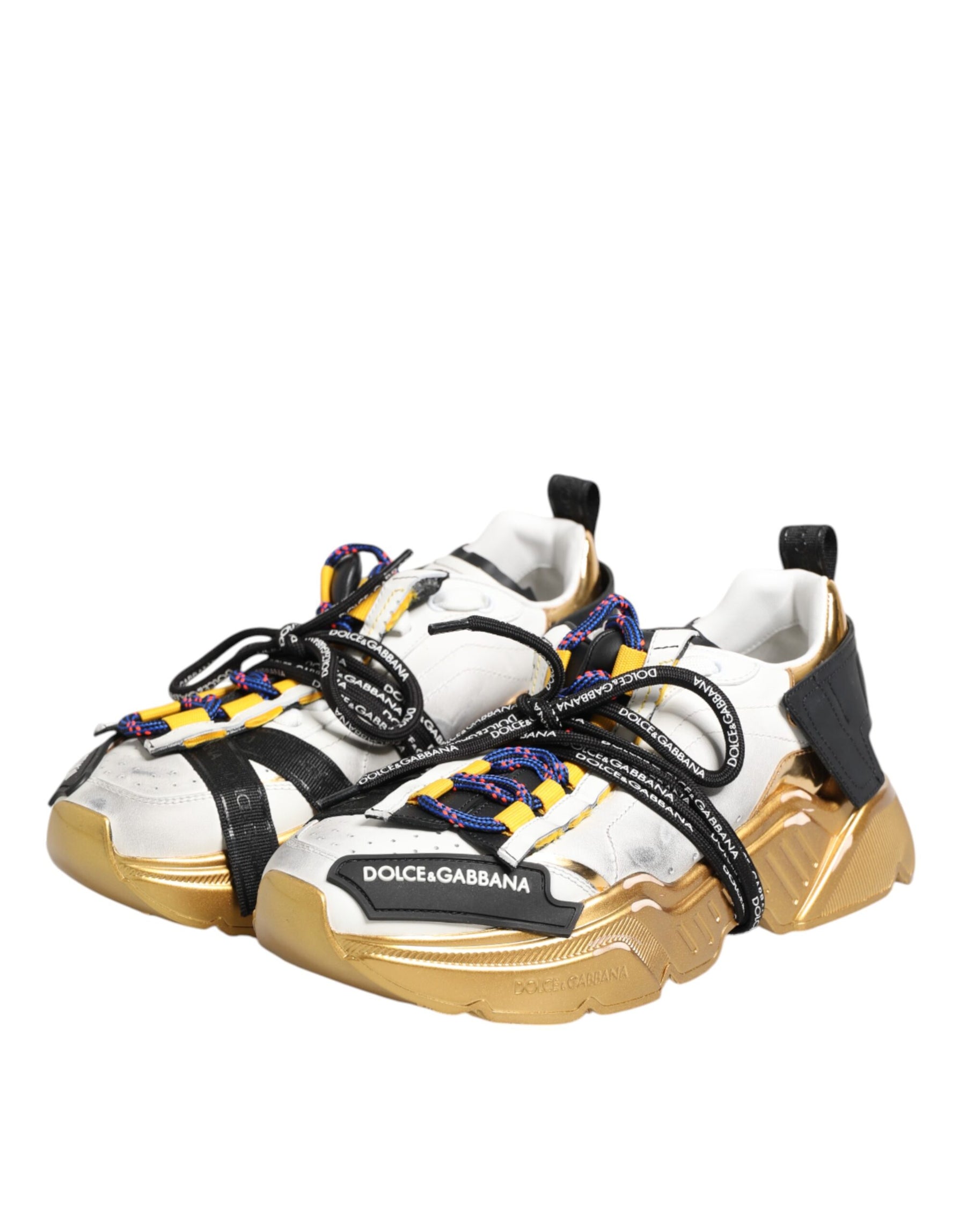 Dolce & Gabbana Multicolor Daymaster Low Top Sneakers Shoes | Regal Royce