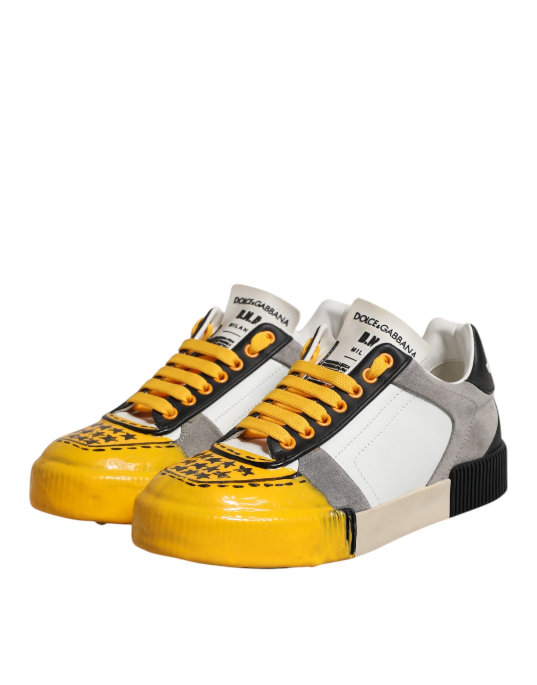 Dolce & Gabbana Multicolor MIAMI Low Top Sneakers Shoes | Regal Royce