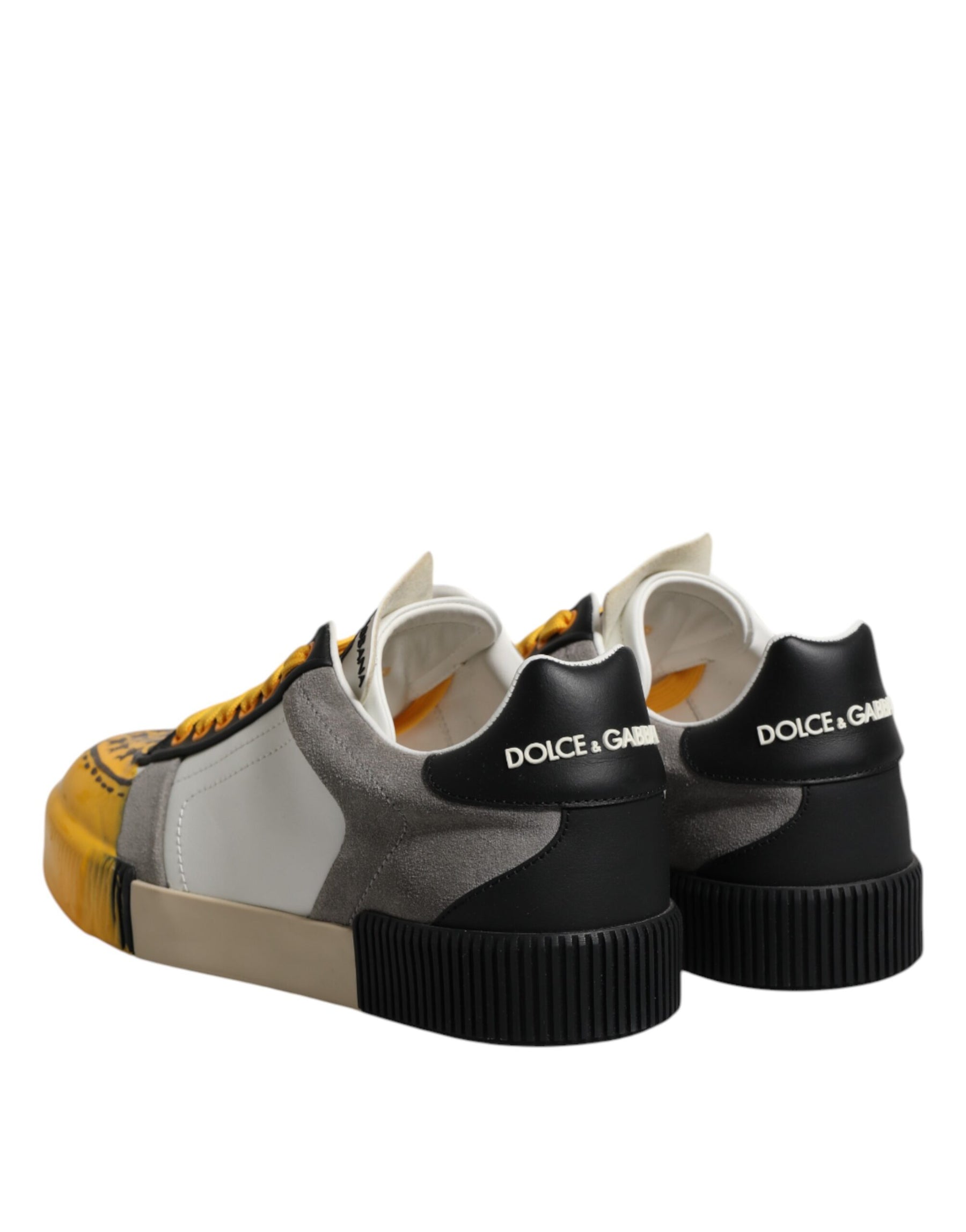 Dolce & Gabbana Multicolor MIAMI Low Top Sneakers Shoes | Regal Royce