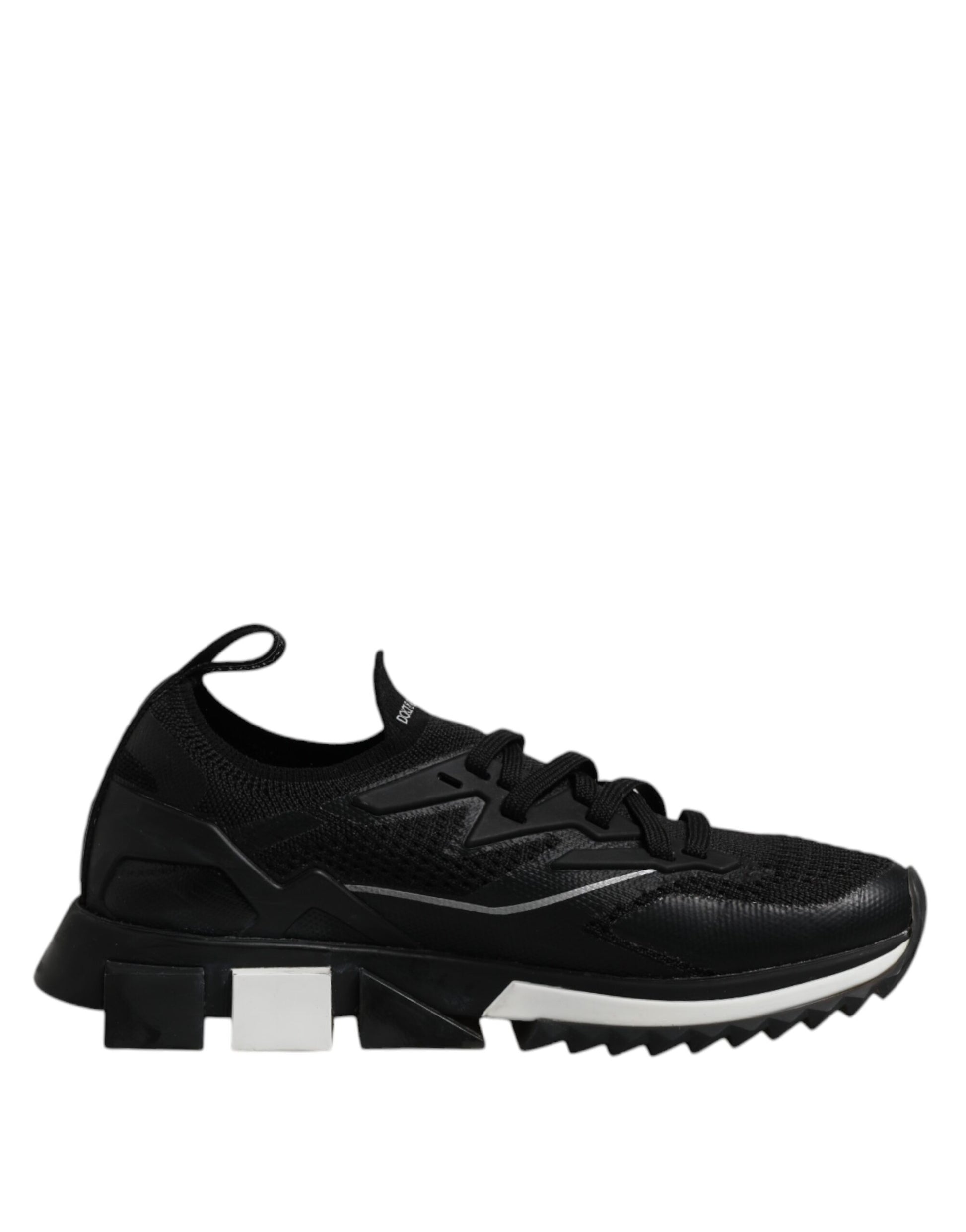 Dolce & Gabbana Black SORRENTO Lace Up Men Sneakers Shoes
