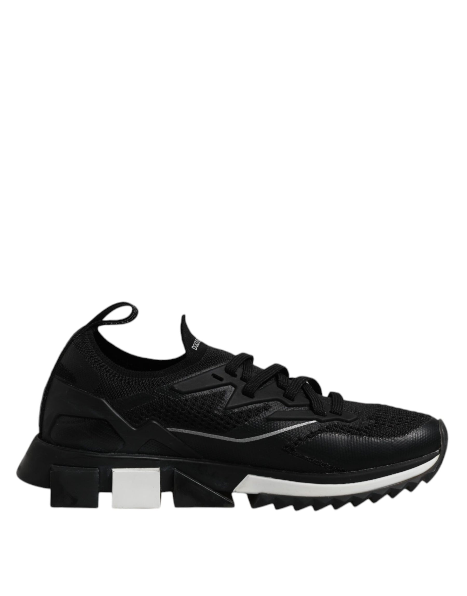 Dolce & Gabbana Black SORRENTO Lace Up Men Sneakers Shoes | Regal Royce