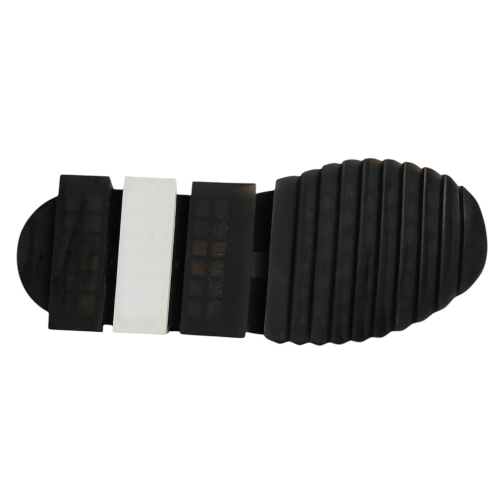 Dolce & Gabbana Black SORRENTO Lace Up Men Sneakers Shoes