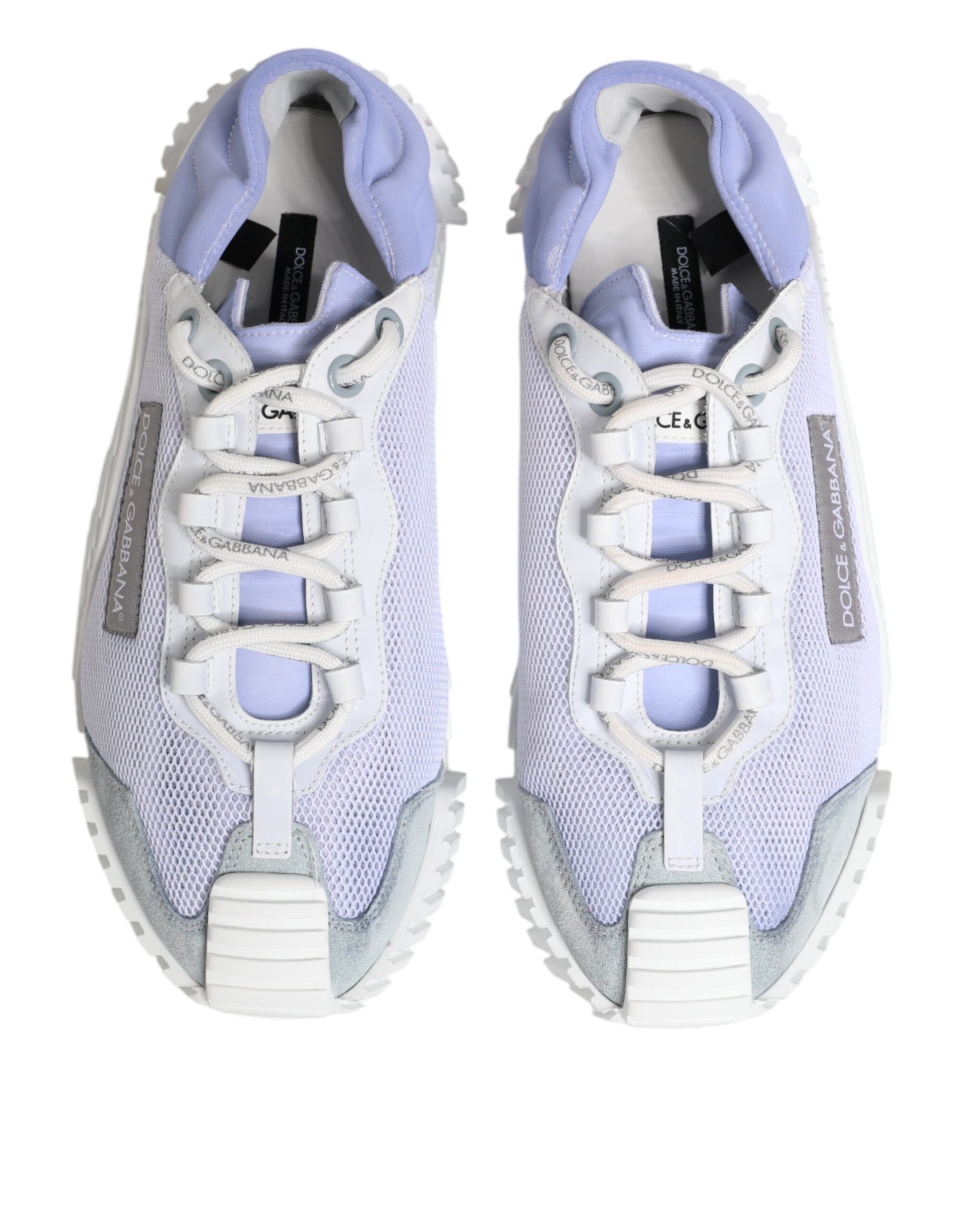 Dolce & Gabbana Purple White NS1 Lace Up Low Top Sneakers Shoes | Regal Royce