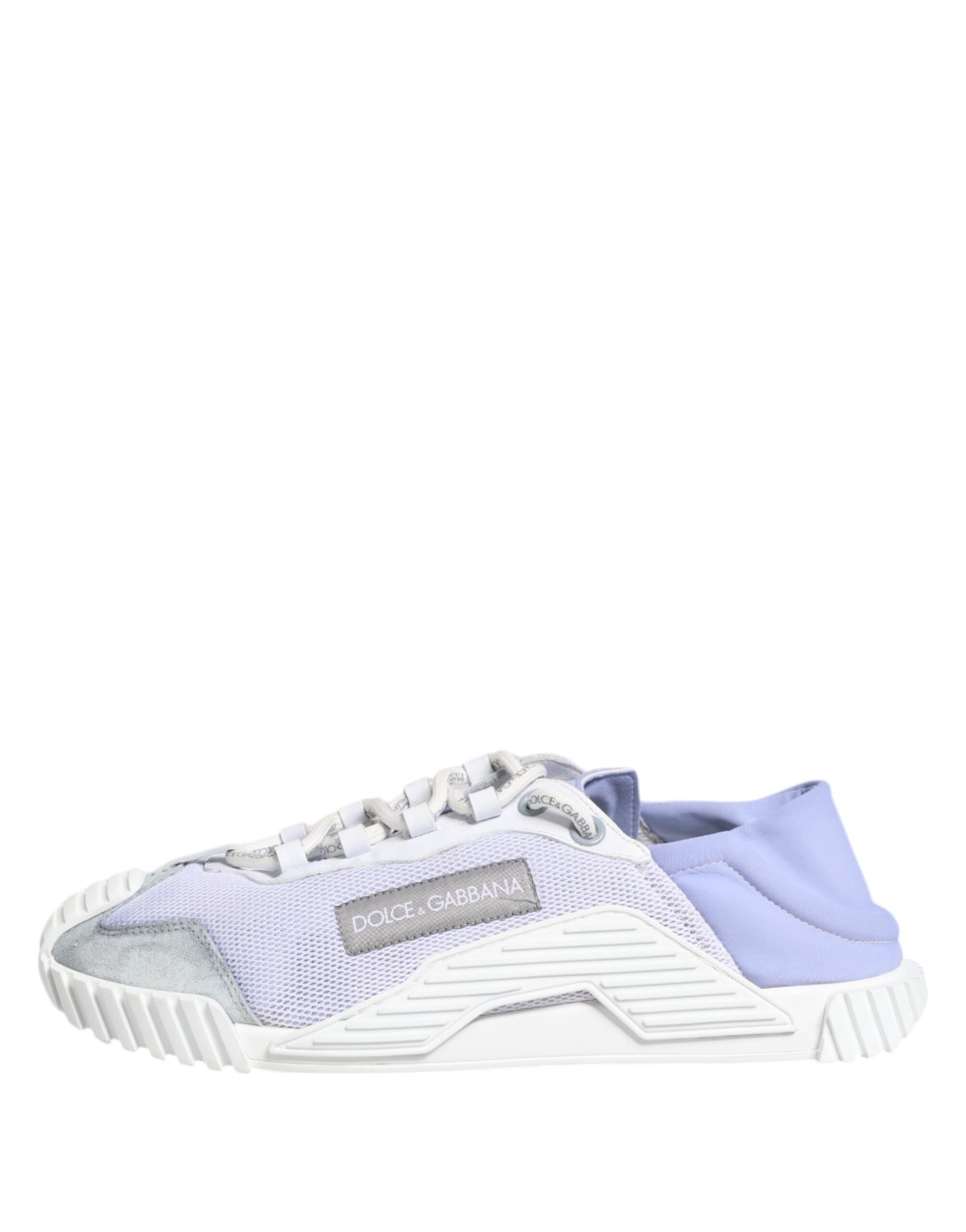 Dolce & Gabbana Purple White NS1 Lace Up Low Top Sneakers Shoes | Regal Royce