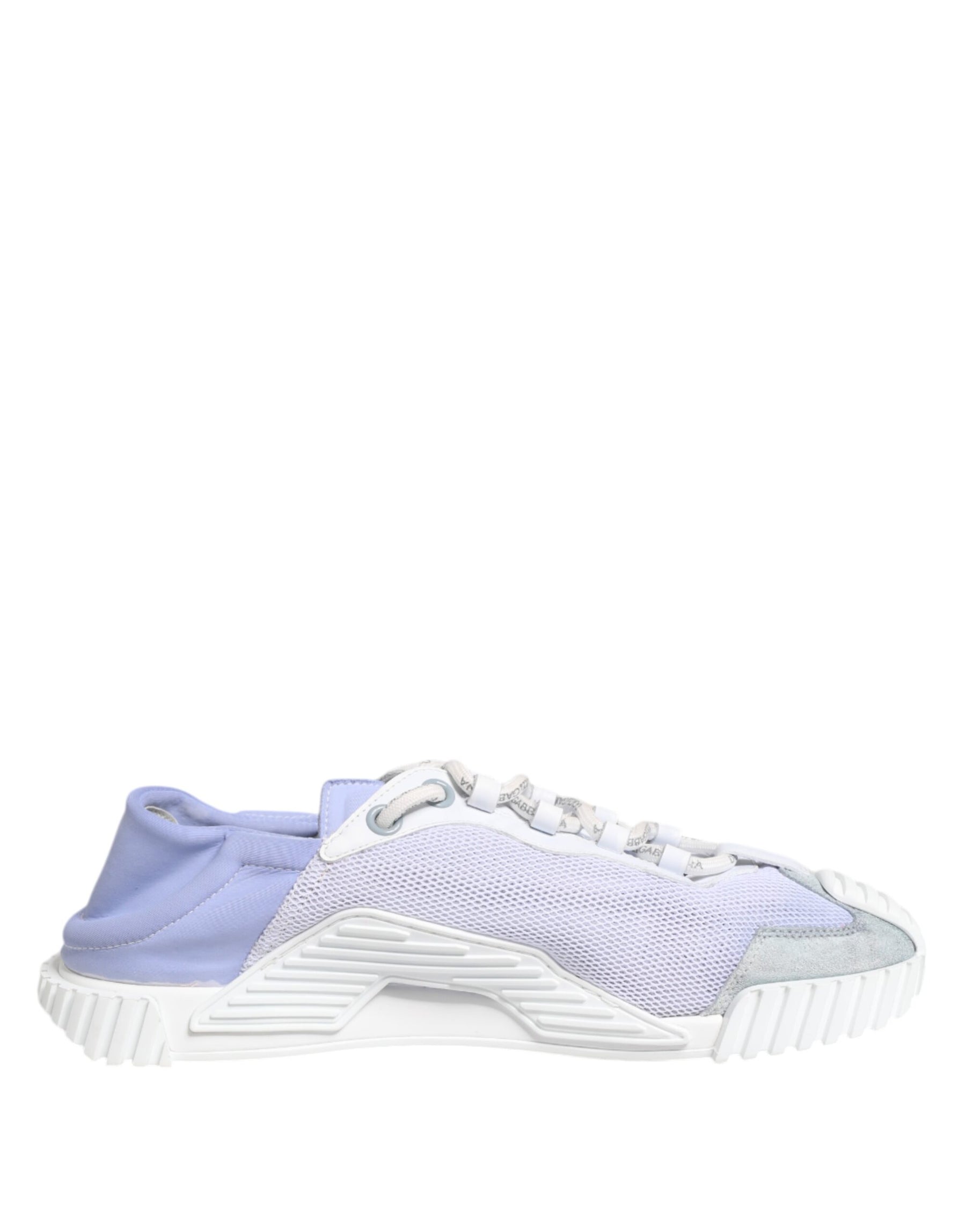Dolce & Gabbana Purple White NS1 Lace Up Low Top Sneakers Shoes | Regal Royce