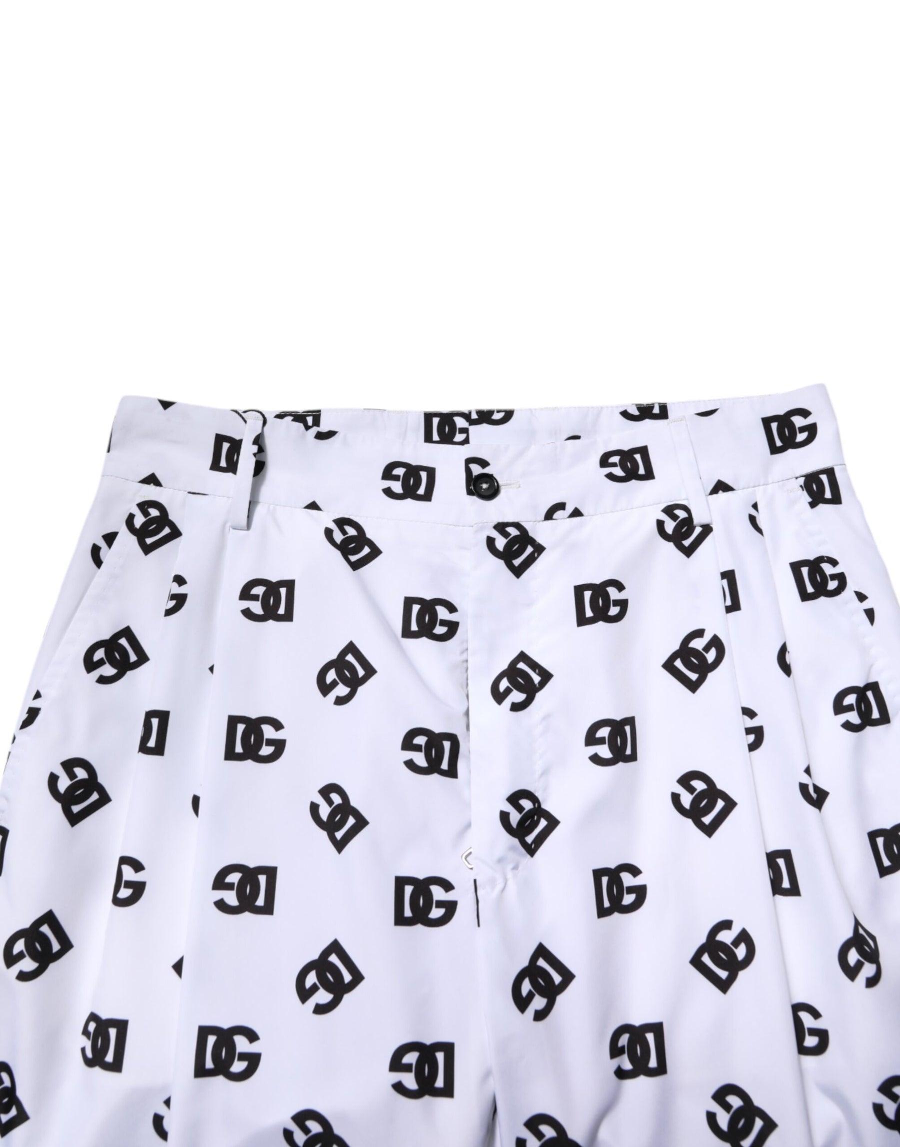 Dolce & Gabbana White Logo Cotton Skinny Denim Trouser Pants | Regal Royce